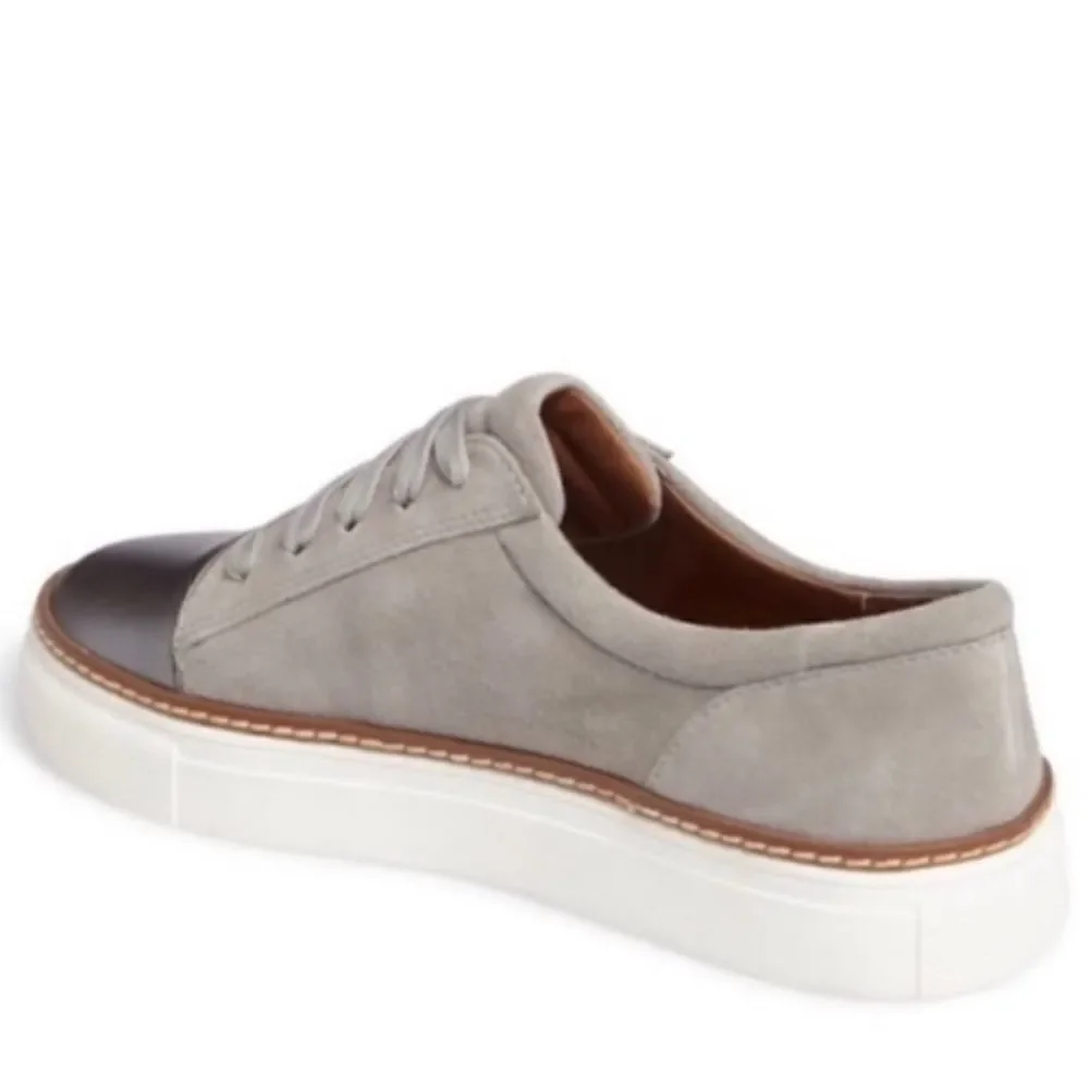 𝅺: : Caslon Suede Metallic & Grey Sneakers : :​